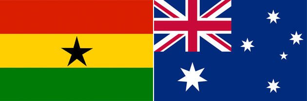Ghana gegen Australien